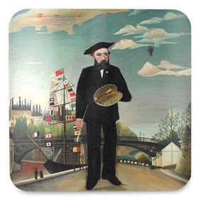 Podkładka pod kubek Ja sam, portret-pejzaż Henri Rousseau