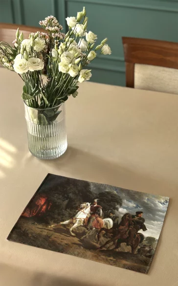 Podkładka na stół Ucieczka Henryka Walezego z Polski Artur Grottger