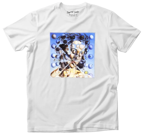 Koszulka z naszywką Galatea sfer niebieskich Salvador Dali