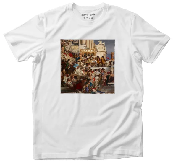 Koszulka z naszywką Pochodnie Nerona Henryk Siemiradzki