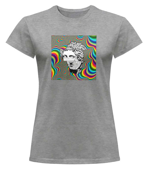 Bluzka damska z naszywką Psychodelic Dawid