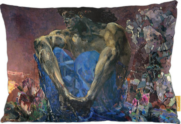 Poduszka Demon (siedzi) Mikhail Aleksandrovich Vrubel