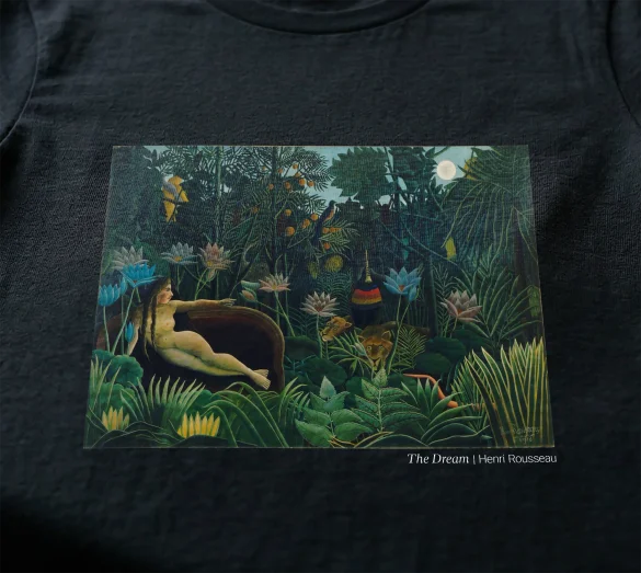 Koszulka z nadrukiem The Dream Henri Rousseau