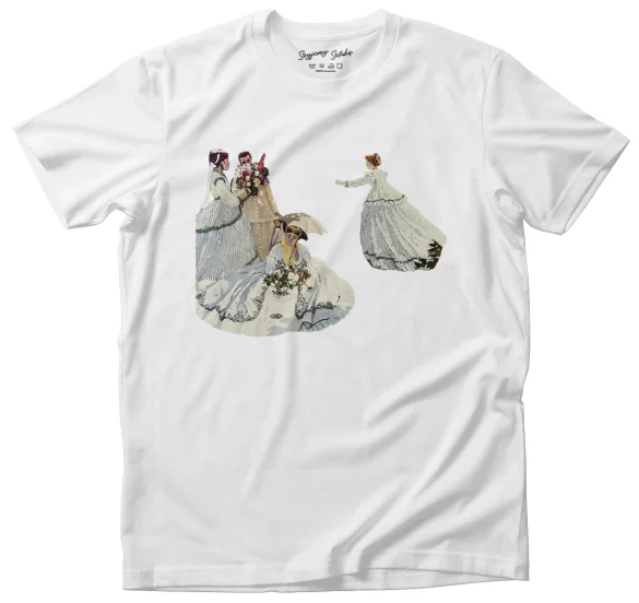 Koszulka Kobiety w ogrodzie Claude Monet