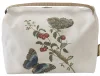 Great Blue Butterflies and Red Fruits