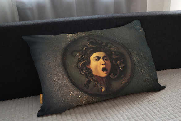 Poduszka Głowa meduzy Caravaggio