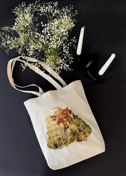 Torba bawełniana Wieża Babel Pieter Bruegel starszy