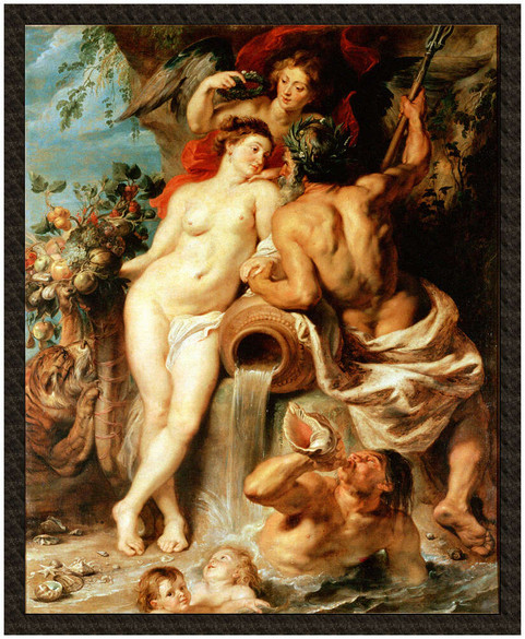 Naszywka Zjednoczenie wody i ziemi Peter Paul Rubens