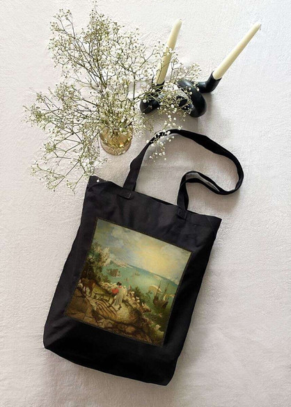 Torba z naszywką Pejzaż z upadkiem Ikara Pieter Bruegel starszy