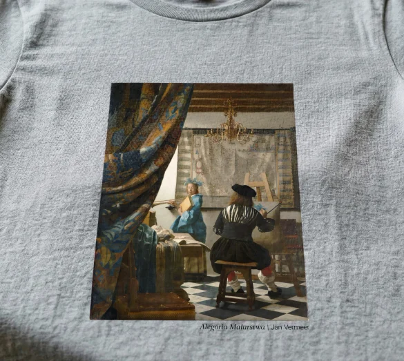 Bluzka damska Alegoria Malarstwa Jan Vermeer