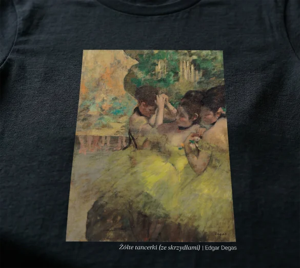 Koszulka z nadrukiem Żółte tancerki (ze skrzydłami) Edgar Degas
