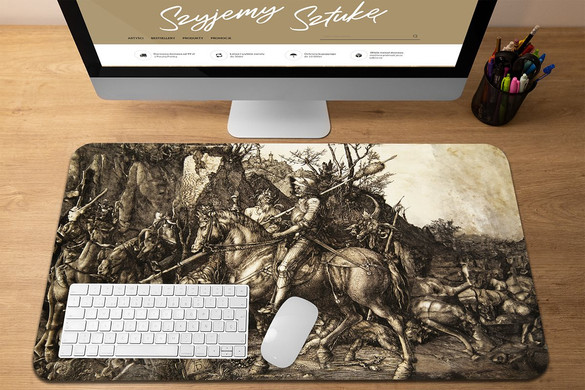 Podkładka Rycerz, Śmierć i Diabeł Albrecht Dürer 60x40cm