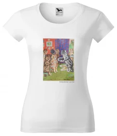 Bluzka damska Herbata dla kota Louis Wain
