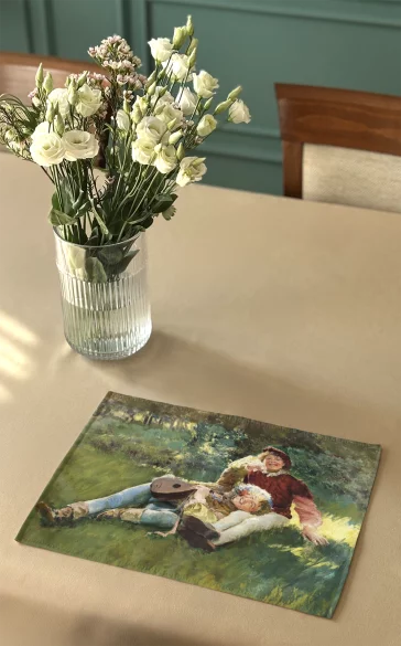 Podkładka na stół Wesołe pacholęta Leon Wyczółkowski