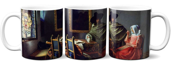 Kubek Kieliszek Wina Jan Vermeer