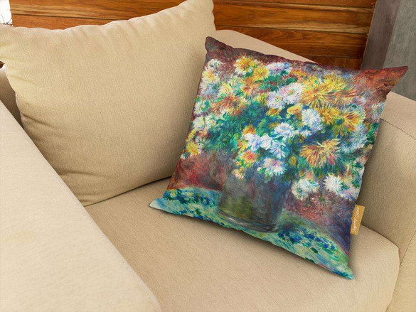 Poduszka Chryzantemy Pierre-Auguste Renoir