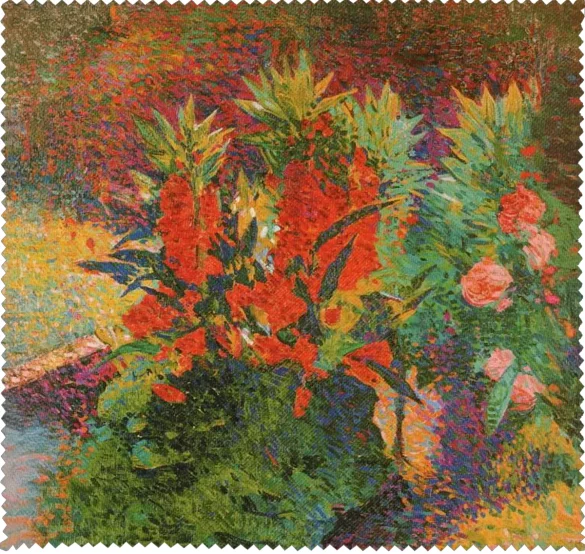 Ściereczka do okularów Frühlingsblumen im Garten (Wiosenne kwiaty w ogrodzie) Curt Herrmann