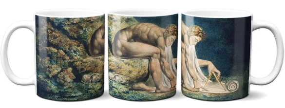 Kubek Newton William Blake