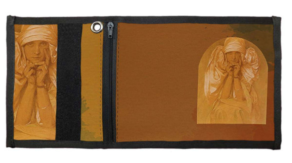 Portfel Portret córki Artysty - Jarosławy Alfons Mucha