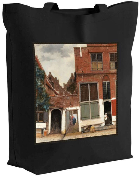 Torba z naszywką Uliczka Jan Vermeer