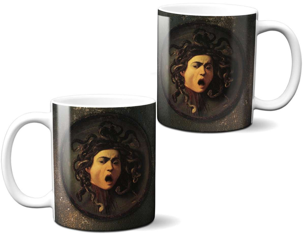 Kubek Głowa meduzy Caravaggio