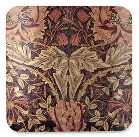 Podkładka pod kubek Tkanina z wiciokrzewem William Morris