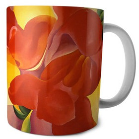 Kubek czerwona kanna Georgia O’Keeffe