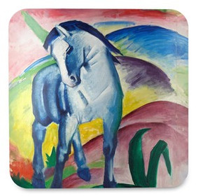 Podkładka pod kubek Niebieski koń I Franz Marc