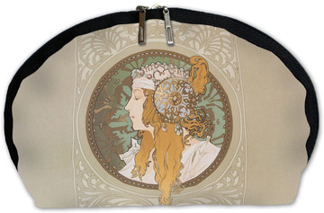 Kosmetyczka Bizantyjskie głowy: blondynka Alfons Mucha