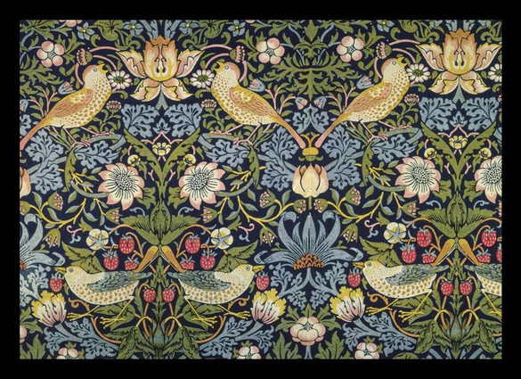 Naszywka Kradzież truskawek William Morris