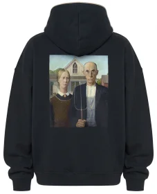 Bluza oversize American Gothic Grant Wood