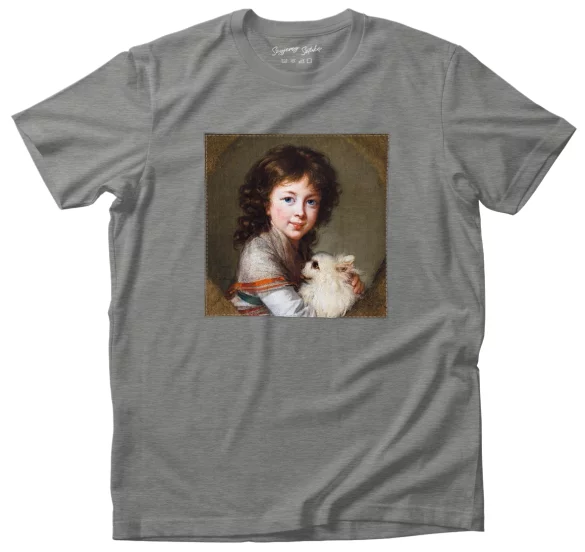 Koszulka z naszywką Portret Elisabeth Isabella Mniszech Élisabeth Vigée-Lebrun