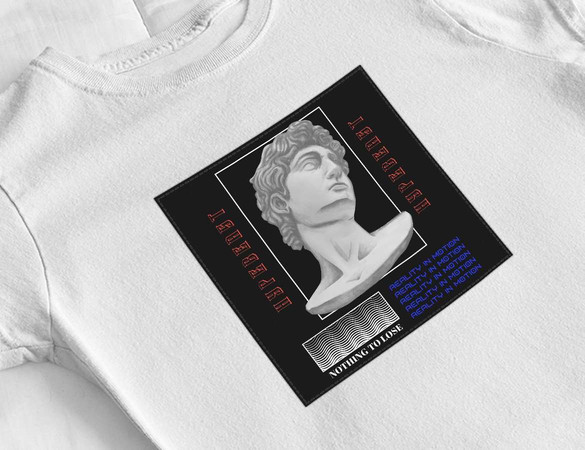 Bluzka damska z naszywką David