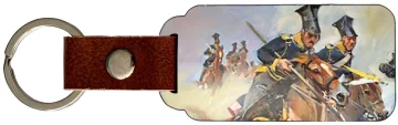 Brelok Szarża na baterie rosyjskie pod Stoczkiem Wojciech Kossak