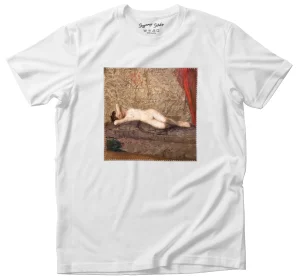 Koszulka z naszywką Akt kobiety leżącej Leon Wyczółkowski