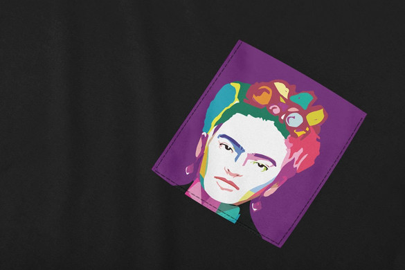 Koszulka z kieszonką FRIDA KAHLO 2