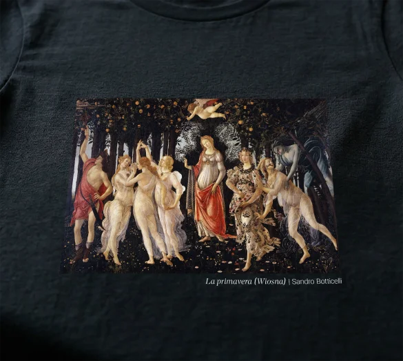 Koszulka z nadrukiem La primavera (Wiosna) Sandro Botticelli