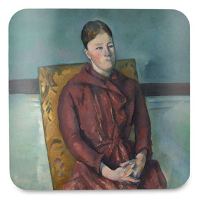 Podkładka pod kubek Madame Cezanne w żółtym fotelu Paul Cezanne
