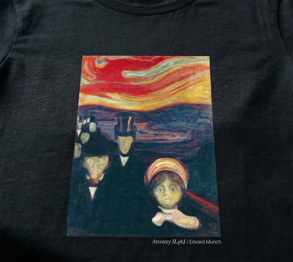 Bluzka damska Anxiety (Lęk) Edvard Munch