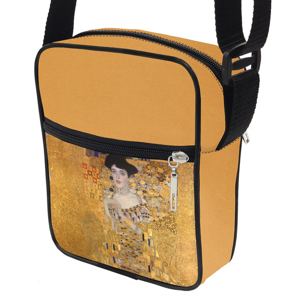 Torba Listonoszka Złota Adela Gustav Klimt 