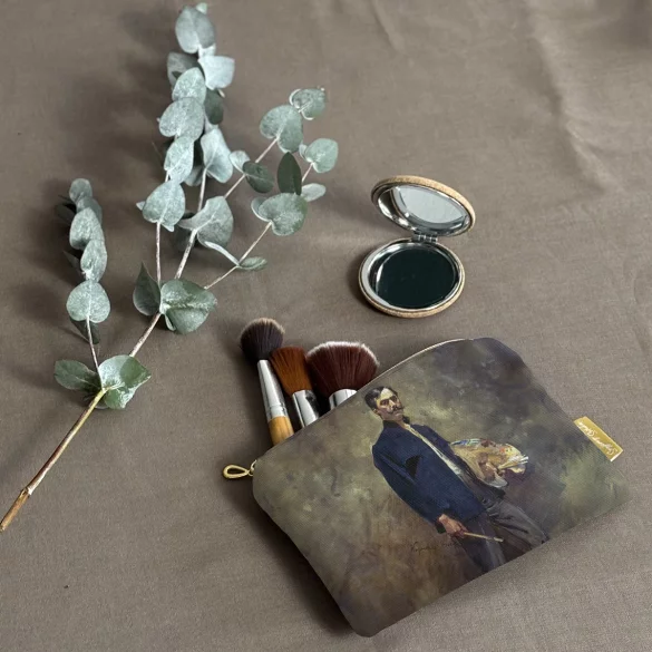Kosmetyczka mini Portret własny z paletą Wojciech Kossak