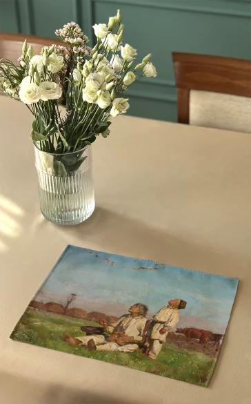 Podkładka na stół Bociany Józef Chełmoński