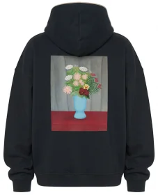 Bluza oversize Still life of flowers in a blue vase Henri Rousseau