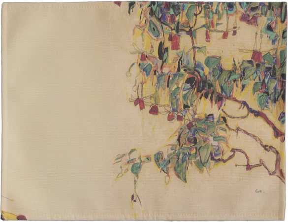 Podkładka na stół Fuchsia Branches (Sun Tree) Egon Schiele