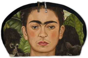 Kosmetyczka Autoportret z cierniowym naszyjnikiem i kolibrem Frida Kahlo