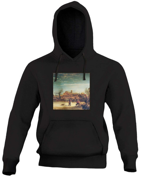 Bluza z naszywką Zimowy pejzaż Rembrandt