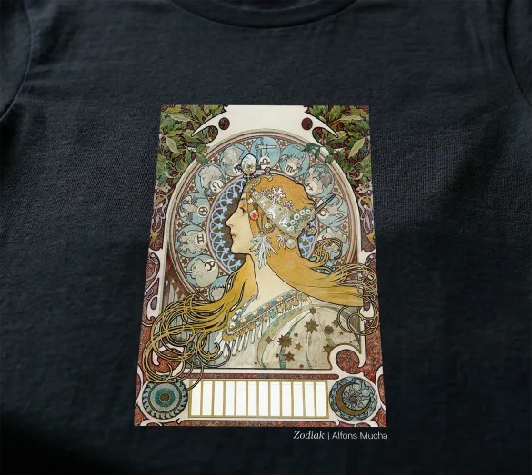 Bluzka damska Zodiak Alfons Mucha