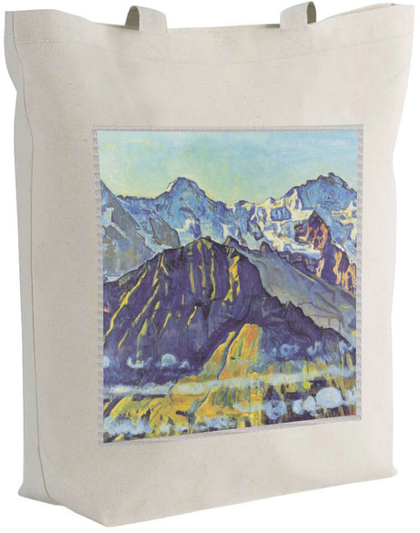 Torba z naszywką Eiger, Mönch und Jungfrau in der Morgensonne Ferdinand Hodler
