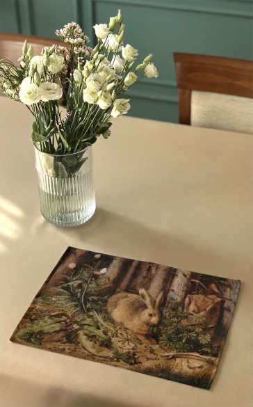 Podkładka na stół Zając w lesie Hans Hoffmann