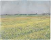 Podkładka na stół Równina Gennevilliers, żółte pola Gustave Caillebotte